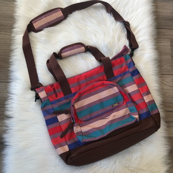 Hurley Handbags - Hurley Cross Body Tote with Laptop/Tablet Area